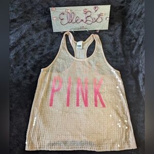 47. PINK Sequin Tank